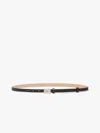 Max Mara Women's Leather Belt In Black