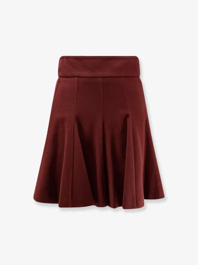 Max Mara Brava Camel Skirt In Brown