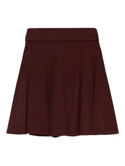 MAX MARA BRAVA PLEATED MINI SKIRT