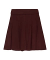 Max Mara Brava Pleated Mini Skirt In Red