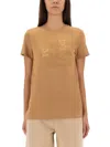 Max Mara "bravo" T-shirt In Brown