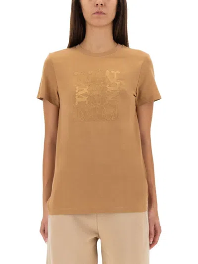 Max Mara "bravo" T-shirt In Brown