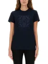 Max Mara Graphic T-shirt In Blue