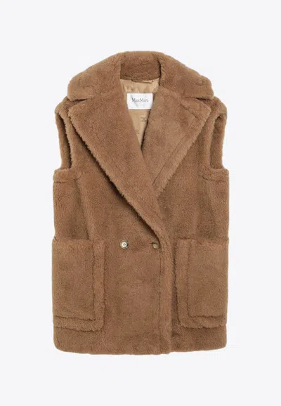 MAX MARA BREDA SHEARLING VEST