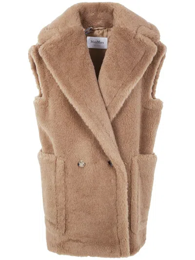 Max Mara "breda1234" Short Classic Coat Clothing In Brown