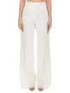 Max Mara Women Bridal Larynx Pants In White