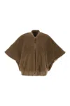 MAX MARA MAX MARA BRIOSE - TEDDY FABRIC BOMBER JACKET