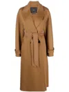 Max Mara Brown Adda Cashmere Coat In Brown