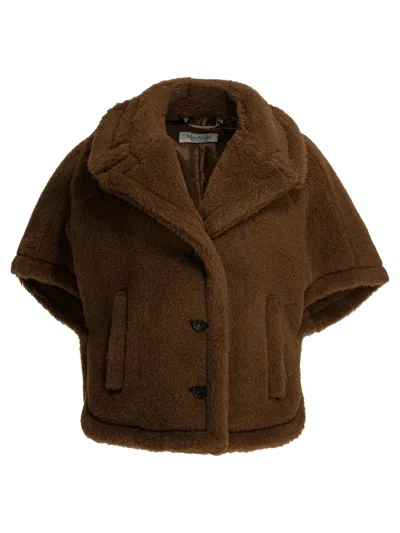 Max Mara Brown Alpaca Cashmere Jacket