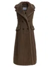 Max Mara Sleeveless Jacket In Alpaca Jackets And Coats Brown In Brown