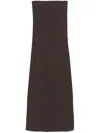Max Mara Aprile1234 Viscose Pencil Skirt In Brown