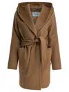 Max Mara Camel Robe Coat Jackets And Coats Brown In Brown