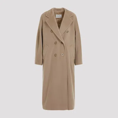 MAX MARA BROWN CAMMELLO MADAME WOOL COAT