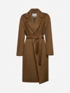 Max Mara Maxmara Women Melinda - Cashmere Midi Coat With Belt