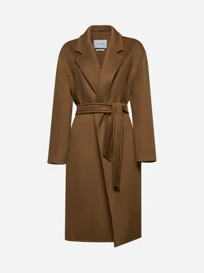Max Mara Brown Cashmere Melinda Midi Coat