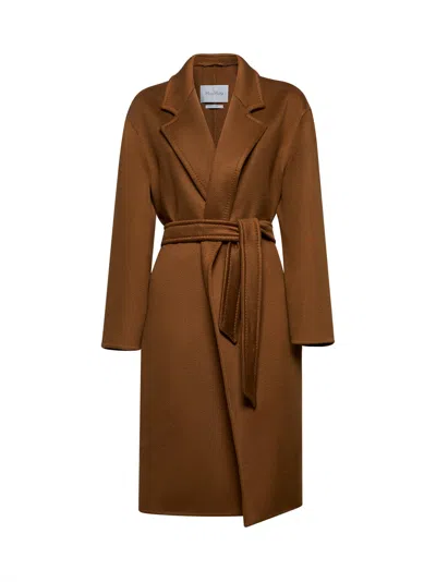 Max Mara Brown Cashmere Melinda Midi Coat