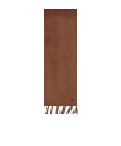 Max Mara Brown Cashmere Scarf
