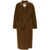 Max Mara Brown Coats - Single Breasted Coats Women In Brown