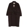 Max Mara Oversized Coat In Cashmere, Alpaca And Wool In Brown