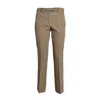 Max Mara Brown Cotton And Viscose Fairy Pants In Brown