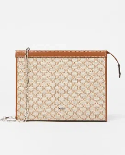 Max Mara Brown Cotton Bags In Multi