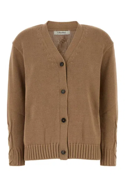 Max Mara Brown Cotton Lukas Cardigan