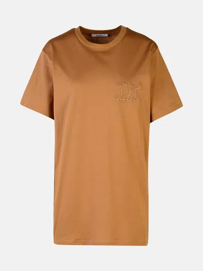 Max Mara Brown Cotton T-shirt