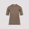 Max Mara Brown Crewneck Pullover In Brown