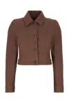 Max Mara Belted Jacket With Buttoned Cuffs And Epaulettes In Nero