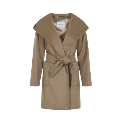 MAX MARA BROWN DORIS LONG COAT
