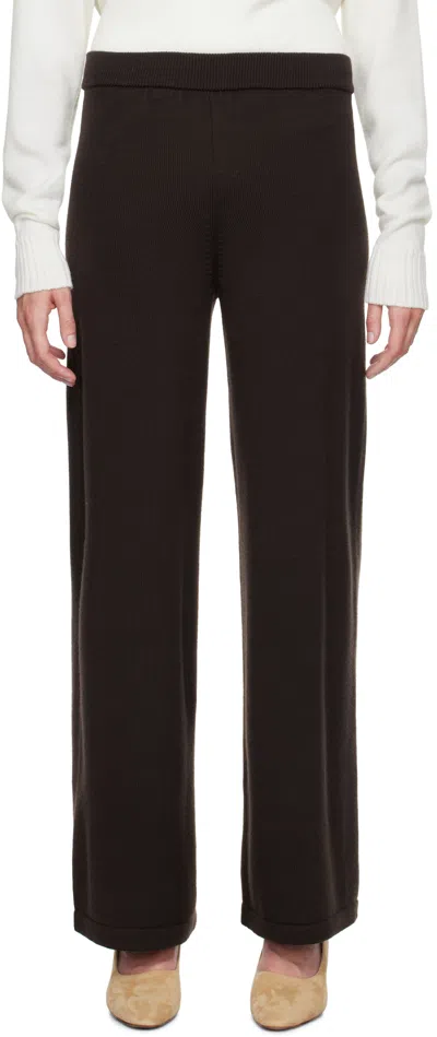 Max Mara Brown Epopea Lounge Pants In 003 Brown