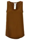 Max Mara Filly Tops Brown In Brown