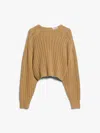 Max Mara Hodeida Wool And Cashmere Sweater In Brown