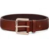 Max Mara Brown Leather Belt In Brown