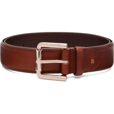 Max Mara Brown Leather Belt