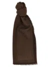 Max Mara Fringed Edges Stole Soft Texture
