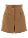Max Mara Lola Bermuda And Short Brown In Brown