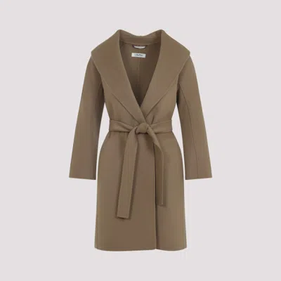Max Mara Brown Messi Wool Coat