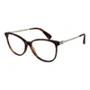Max Mara Brown Women Optical Frames In Multi