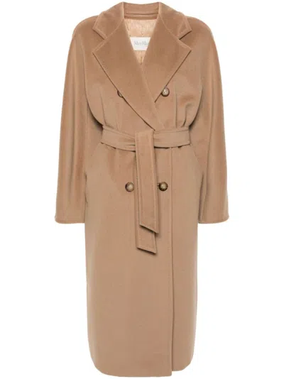 Max Mara Maxmara Teddy Bear Icon Coat Camel In Brown