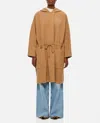 Max Mara Miele Hand Made Virgin Wool And Cashmere Coat In Brown
