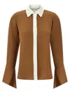 Max Mara Brown Pio Shirt In Brown