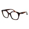 Max Mara Brown Plastic Glasses Women's (frames) In Brown