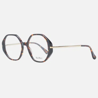 Max Mara Brown Plastic Glasses Women's (frames)
