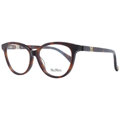 Max Mara Plastic Glasses Women's (frames) In Brown