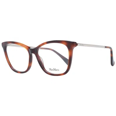 Max Mara Brown Women Optical Frames In Burgundy