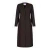 Max Mara Brown Polyamide Coat In Brown