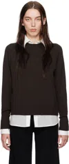Max Mara Brown Salvia Sweater In 003 Brown