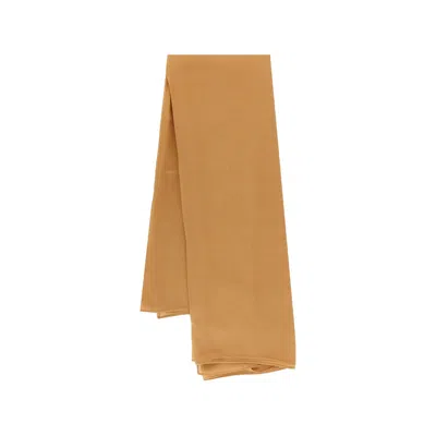 Max Mara Brown Scarf In Purple