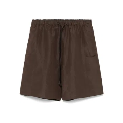MAX MARA BROWN SHORTS